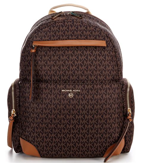 michael kors black and brown leather backpack|Michael Kors Backpack price philippines.